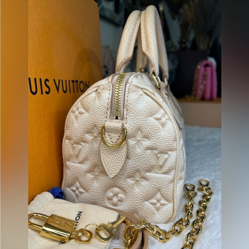 Louis Vuitton Empreinte monogram Stardust Speedy Bandouliere 20 top handle xbody - Picture 3 of 15